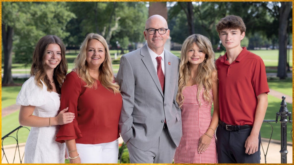 Group shot of Peter J. Mohler and his family.