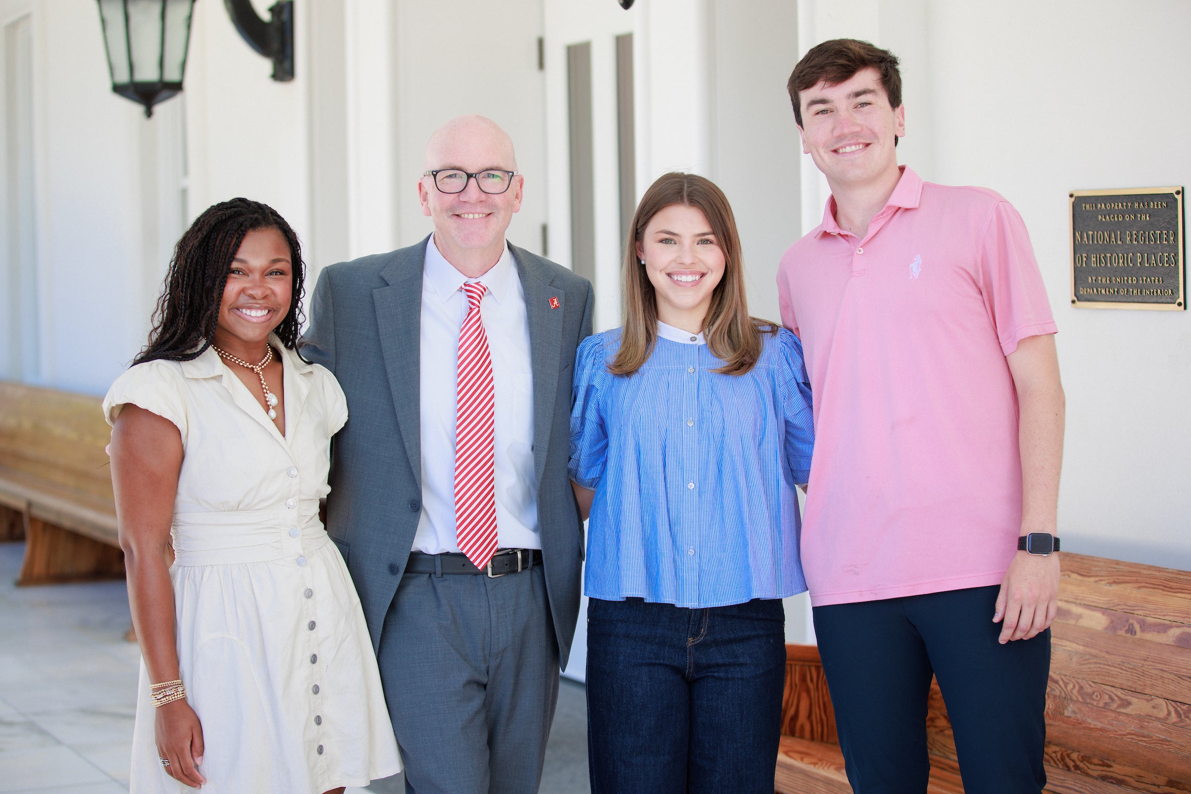 Dr. Mohler with students