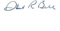 Dr. Bell's Signature